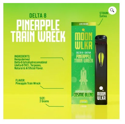 Delta 8 THC Disposable Vape | 2g | Pineapple Train Wreck