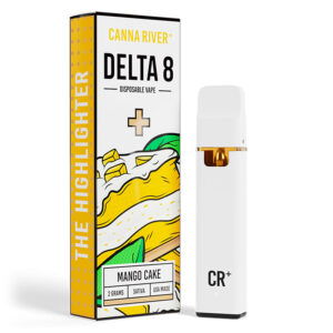 Highlighter Delta 8 THC Vape Pen – Mango Cake – Sativa 2g – Canna River