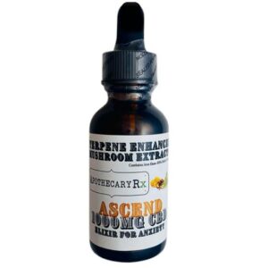 Ascend CBD Oil Tincture with Terpenes & Adaptogenic Mushrooms – Apothecary Rx