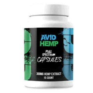 Avid Hemp – CBD Caps – Full Spectrum – 300mg-1200mg