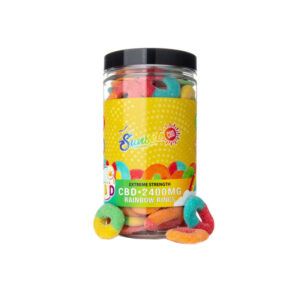 Broad Spectrum CBD Gummies – Rainbow Rings – Sunset CBD
