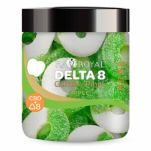 CBD + Delta 8 THC Gummies – Apple Rings – RA Royal CBD