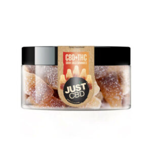 CBD + Delta 8 THC Gummies – Sour Cola – JustCBD