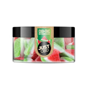 CBD + Delta 8 THC Gummies – Watermelon Slices – JustCBD