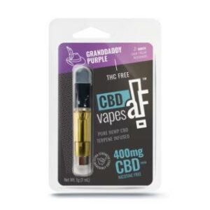 CBD Isolate Vape Cartridge – Granddaddy Purple – CBDaF!