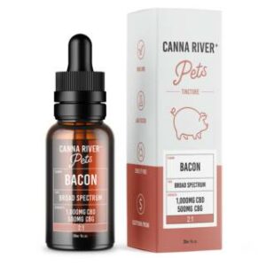 CBD for Pets Tincture with CBG – Bacon – Canna River