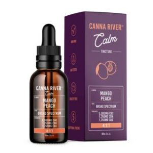 Calm CBD Tincture with CBG + CBN – Mango Peach – Canna River