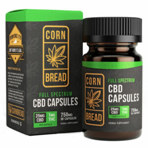 Cornbread Hemp – CBD Oil – CBDTHC Full Spectrum Capsules – 26mg