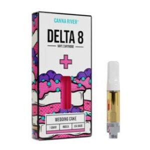 Delta 8 THC Cartridge – Wedding Cake – Indica 1g – Canna River