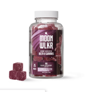 Delta 8 THC Gummies – Black Raspberry – MoonWLKR