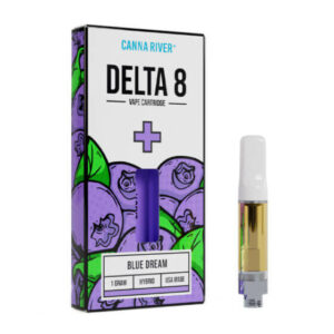 Delta 8 THC Vape Cartridge – Blue Dream – Hybrid 1g Canna River