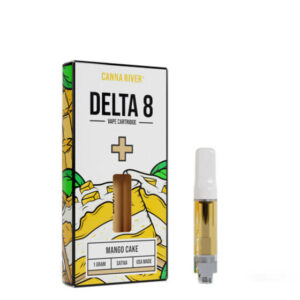 Delta 8 Vape THC Cartridge – Mango Cake – Sativa 1g – Canna River
