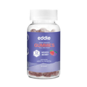 Eddie – Delta 9 Edible – Full Spectrum Industrial Hemp Gummies – Mixed Berry – 8mg