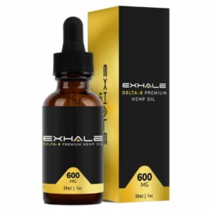 Exhale – Delta 8 Tincture – Full Spectrum Delta 8 Oil – 300mg-1200mg