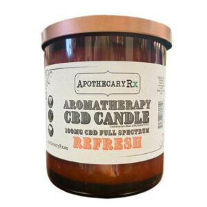 Full Spectrum CBD Candle – Refresh – Apothecary Rx