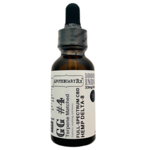 Full Spectrum CBD + Delta 8 THC Oil Tincture – GG #4 – Apothecary Rx