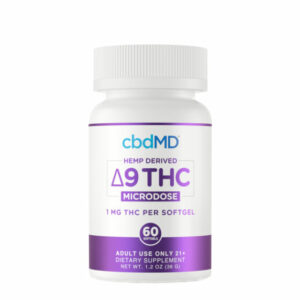 Full Spectrum CBD + Delta 9 THC Capsules for Microdosing – cbdMD