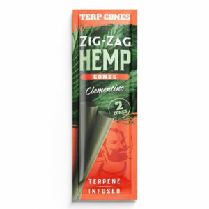 Hemp Cones – Clementine Infused Terpene Cones – By Zig Zag