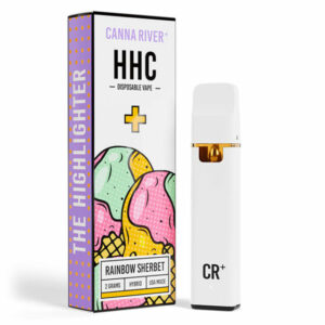 Highlighter HHC Vape Pen – Rainbow Sherbet – Hybrid 2g – Canna River