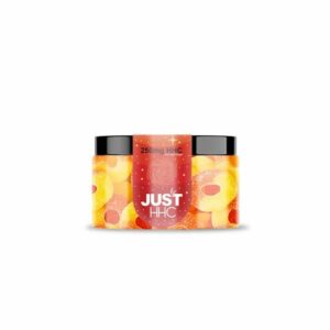 JustDelta – HHC Gummies – Peach Rings – 250mg-1000mg