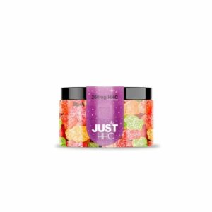JustDelta – HHC Gummies – Sour Bears – 250mg-1000mg