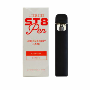 Liquid St8 – Delta 10 Disposable – Rechargeable Pen – Lemonberry Haze – 1g