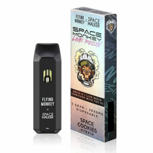 Live Resin Delta 8 THC Vape Pen with THCP – Space Cookies – Hybrid 3g – Flying Monkey x Space Walker
