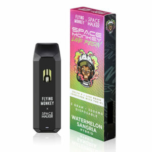 Live Resin Delta 8 THC Vape Pen with THCP – Watermelon Sangria – Hybrid 3g – Flying Monkey x Space Walker