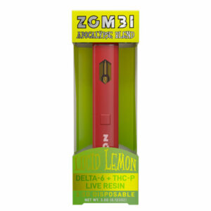 Live Resin THC-P + Delta 6 THC Vape Pen – Lucid Lemon – 3.5g – Zombi