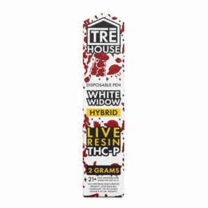 Live Resin THC-P Vape Pen – White Widow – 2g Hybrid – TRĒ House