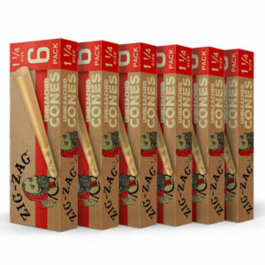 Pre Rolled Cones – 1 14 Size Unbleached Cones – By Zig Zag