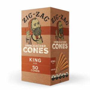 Pre Rolled Cones – Bulk King Size Mini Unbleached Cones – By Zig Zag