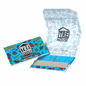 Premium Rolling Papers Kit – King Size Slim – Unbleached – TRĒ House