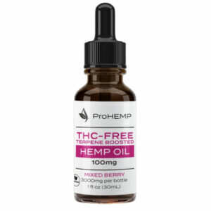 ProHEMP – Hemp Tincture – THC-Free Hemp Oil – Mixed Berry – 3000mg
