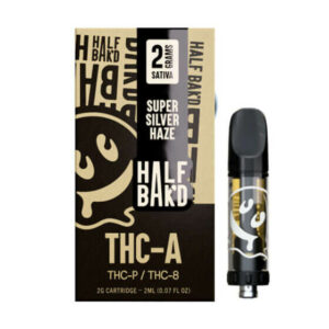 THC Cartridge – THC-ATHC-PDelta 8 Cartridge – Super Silver Haze (Sativa) – 2g – By Half Bakd