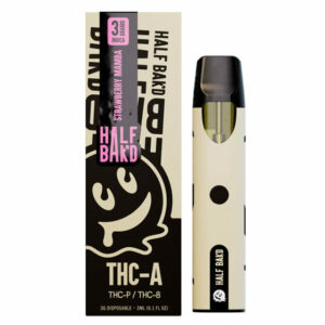 THC Device – THC-ATHC-PDelta 8 Device – Strawberry Mamba (Indica) – 3g – By Half Bak’d