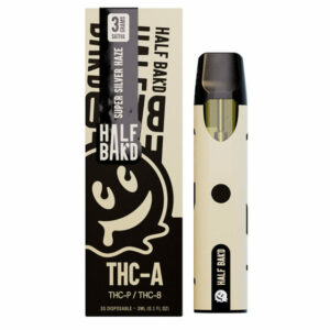 THC Device – THC-ATHC-PDelta 8 Device – Super Silver Haze (Sativa) – 3g – By Half Bak’d