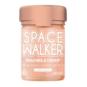 THC Edibles – Delta 8 Gummies – Peaches & Cream – 100mg by Space Walker