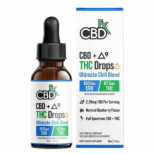 THC Oil + CBD – Ultimate Chill Blend Tincture – CBDfx