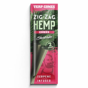 Terpene Infused Hemp Cones – Shortcake – Zig Zag