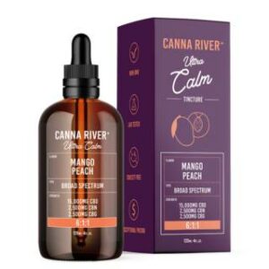 Ultra Calm CBD Oil Tincture with CBN & CBG – Mango Peach – Canna River