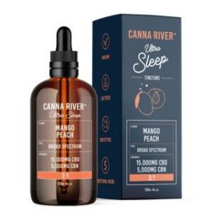 Ultra Sleep CBD Oil Tincture with CBN – Mango Peach – Canna River