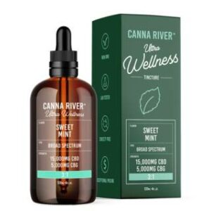 Ultra Wellness CBD Oil Tincture with CBG – Sweet Mint – Canna River