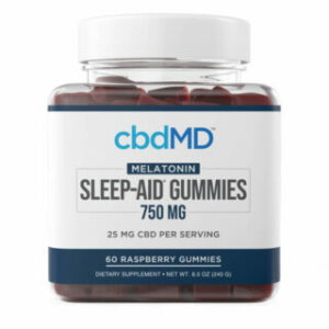 Broad Spectrum CBD Gummies for Sleep – Raspberry – cbdMD
