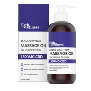Broad Spectrum CBD Massage Oil – Spa Original Formula – Erth Wellness