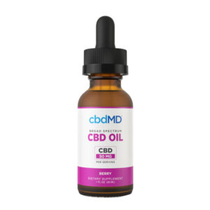 Broad Spectrum CBD Oil Tincture – Berry – cbdMD