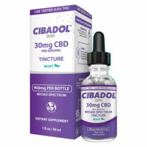 Broad Spectrum CBD Oil Tincture – Mint Flavored – Cibadol ZERO