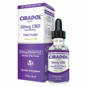 Broad Spectrum CBD Oil Tincture – Vanilla – Cibadol