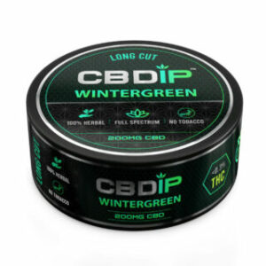 CBD Dip – CBDip Herbal Chew – Wintergreen – 200mg – By Flora CBD