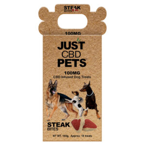 CBD Dog Treats – Steak Bites – JustCBD
